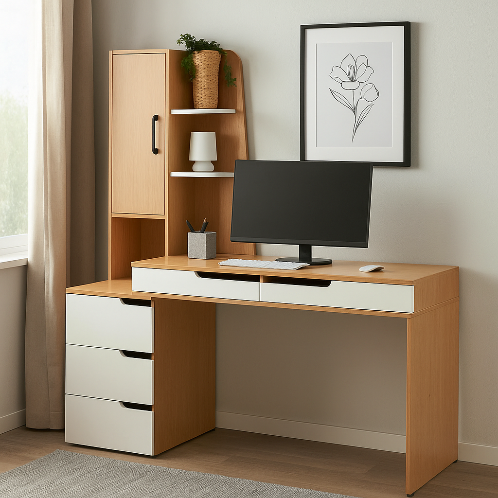 20250801_1329_Study Room Desk_remix_01k1ja5scrfgxaxa354drx2n3y